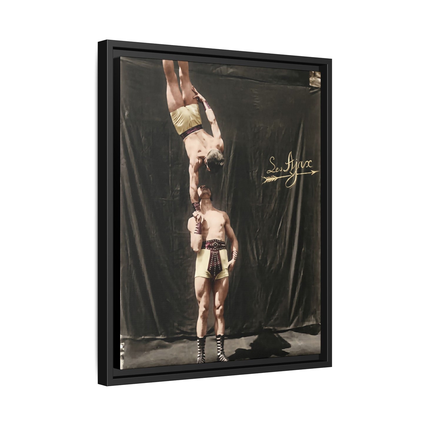 athlétisme 016 | Framed Vintage Photo - Matte Canvas