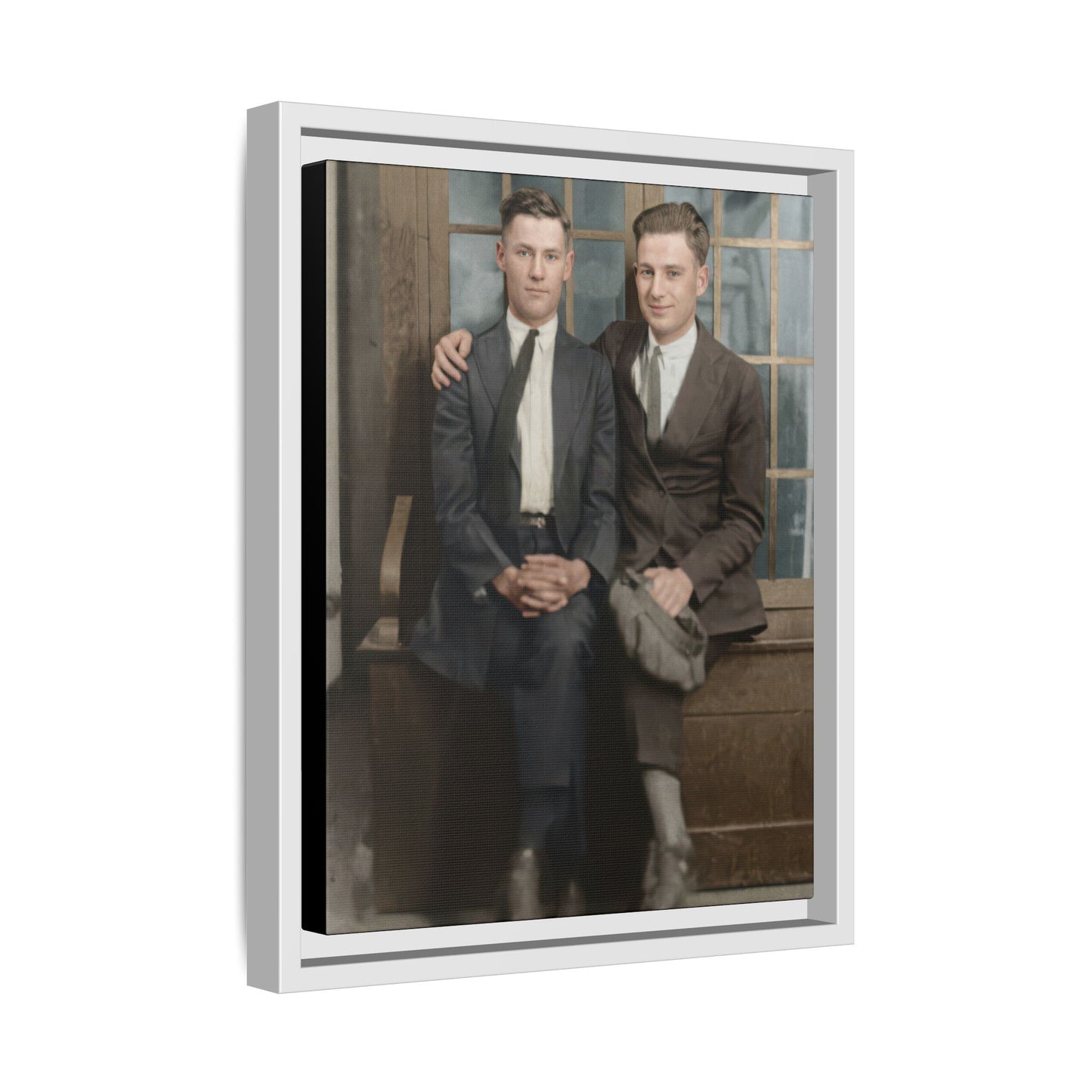 paire 105 | Framed Vintage Photo - Matte Canvas