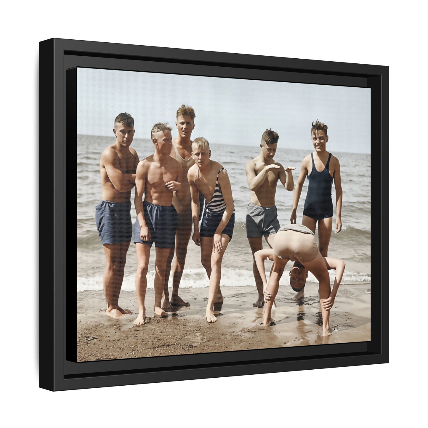 nager 045 | Framed Vintage Photo - Matte Canvas