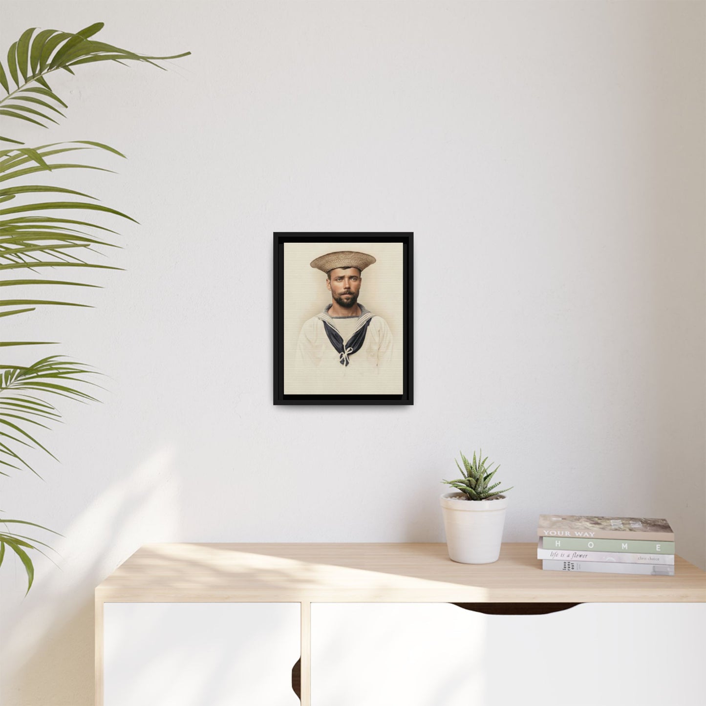 celibataire 020 | Framed Vintage Photo - Matte Canvas