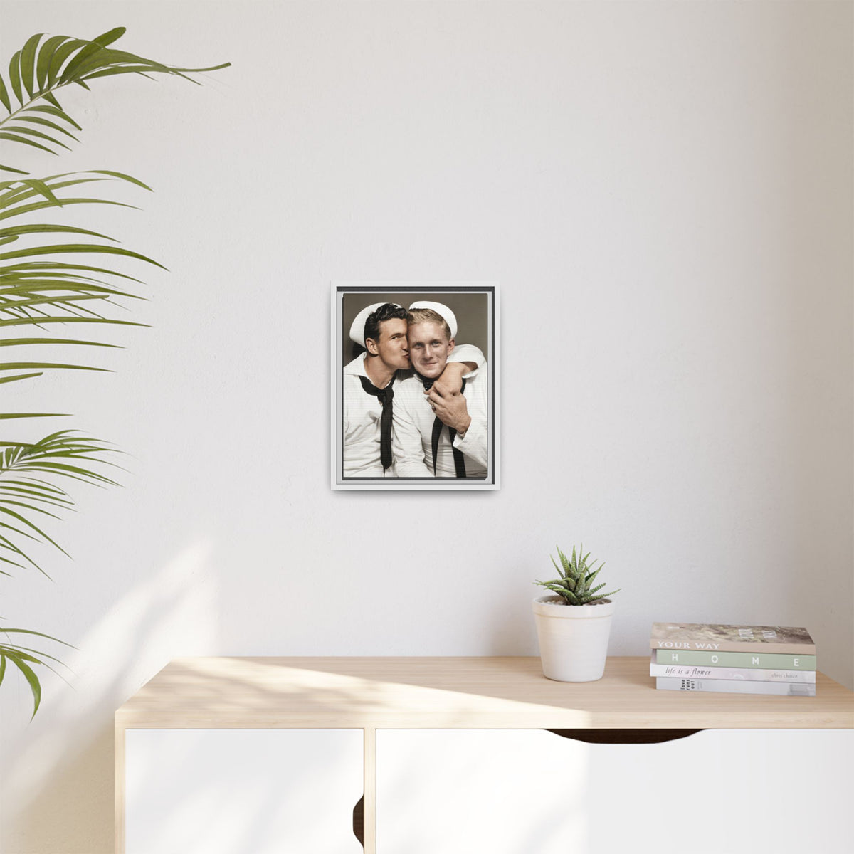 paire 156 | Framed Vintage Photo - Matte Canvas