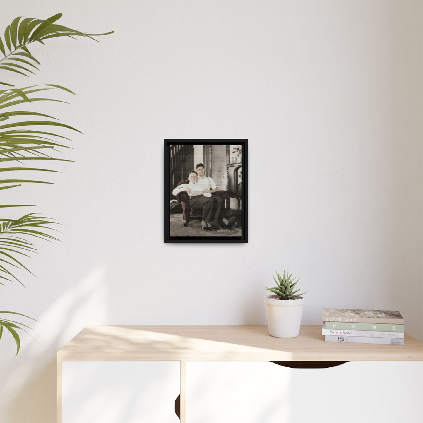 paire 053 | Framed Vintage Photo - Matte Canvas