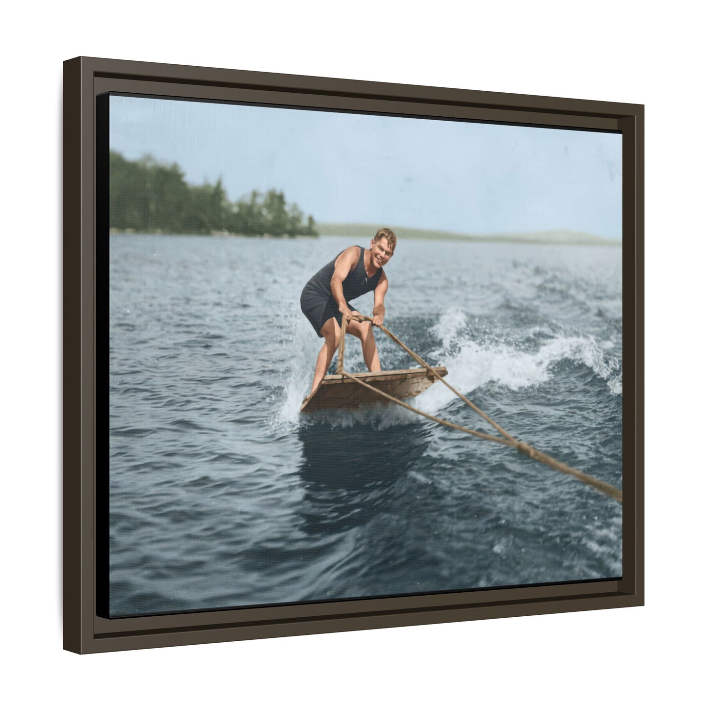 nager 015 | Framed Vintage Photo - Matte Canvas
