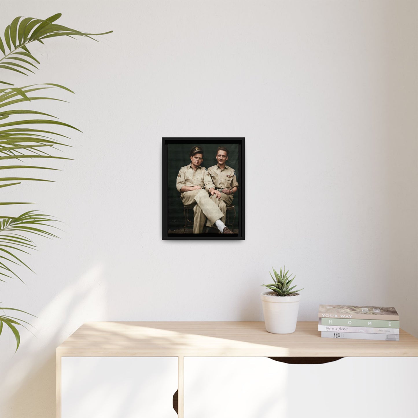 paire 135 | Framed Vintage Photo - Matte Canvas