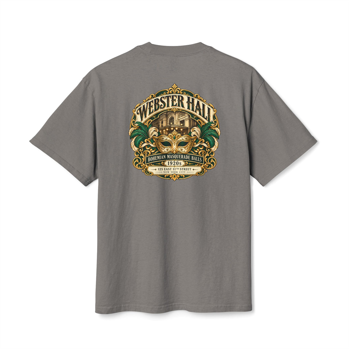 Webster Hall 1920s Masquerade | Historic NYC LGBTQ Heritage T-Shirt