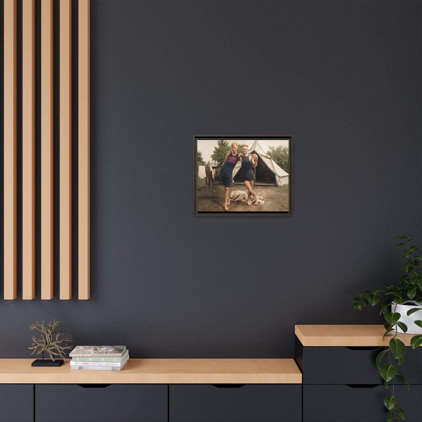 nager 040 | Framed Vintage Photo - Matte Canvas