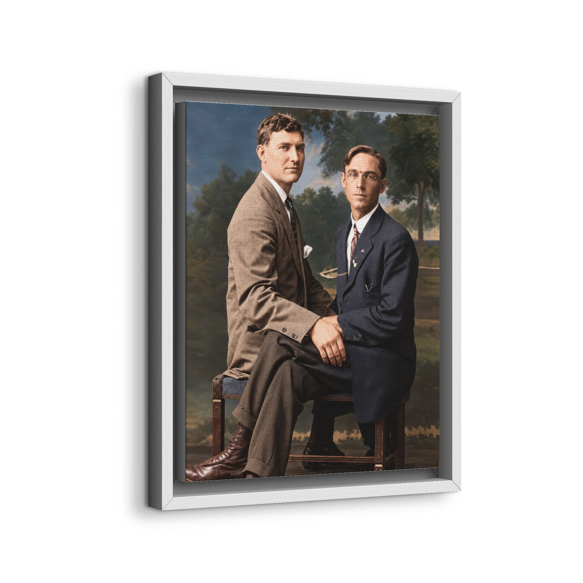 paire 165 | Framed Vintage Photo - Matte Canvas