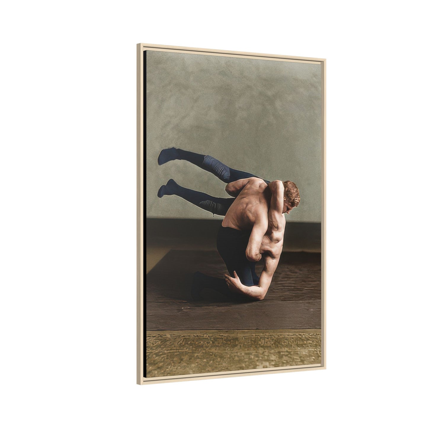 athlétisme 026 | Framed Vintage Photo - Matte Canvas