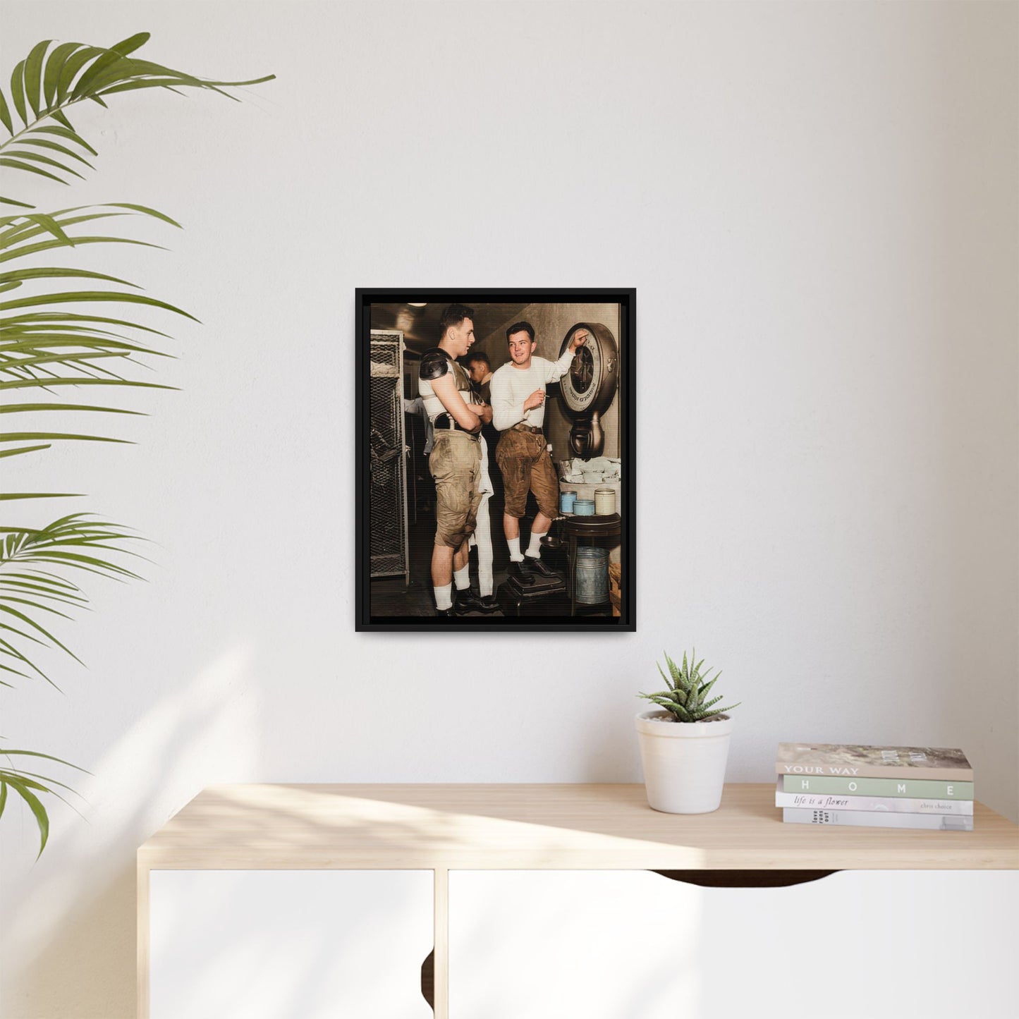 athlétisme 027 | Framed Vintage Photo - Matte Canvas