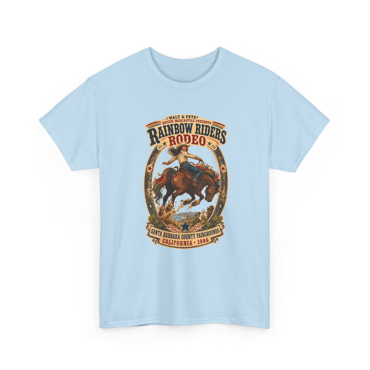 Copy of Copy of Rainbow Riders Rodeo Arizona 1972 Pride T-Shirt | Queer Cowgirl Tee