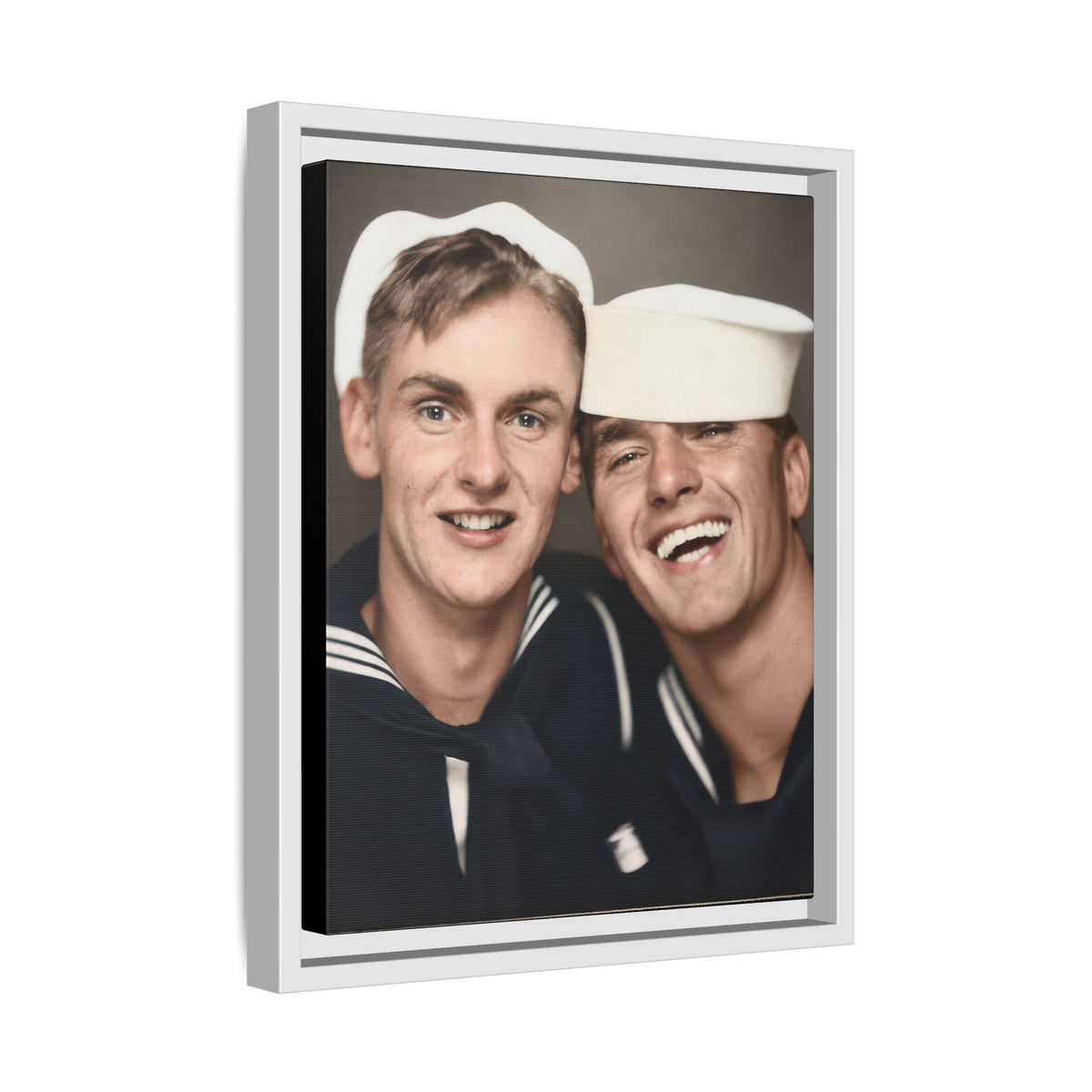 paire 154 | Framed Vintage Photo - Matte Canvas