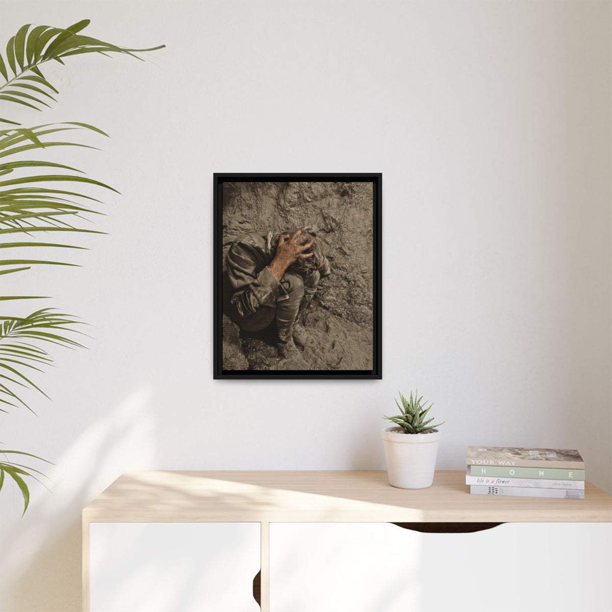 celibataire 040 | Framed Vintage Photo - Matte Canvas