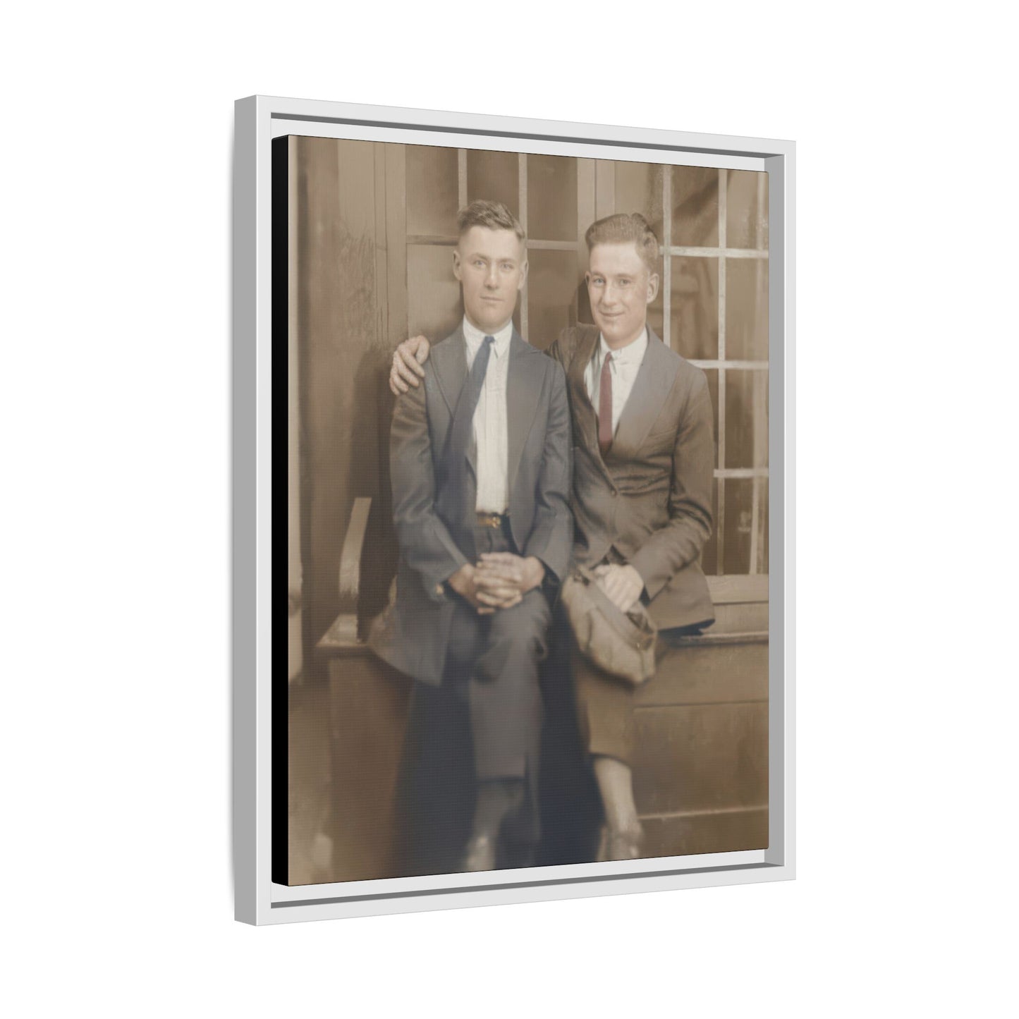 paire 105 | Framed Vintage Photo - Matte Canvas