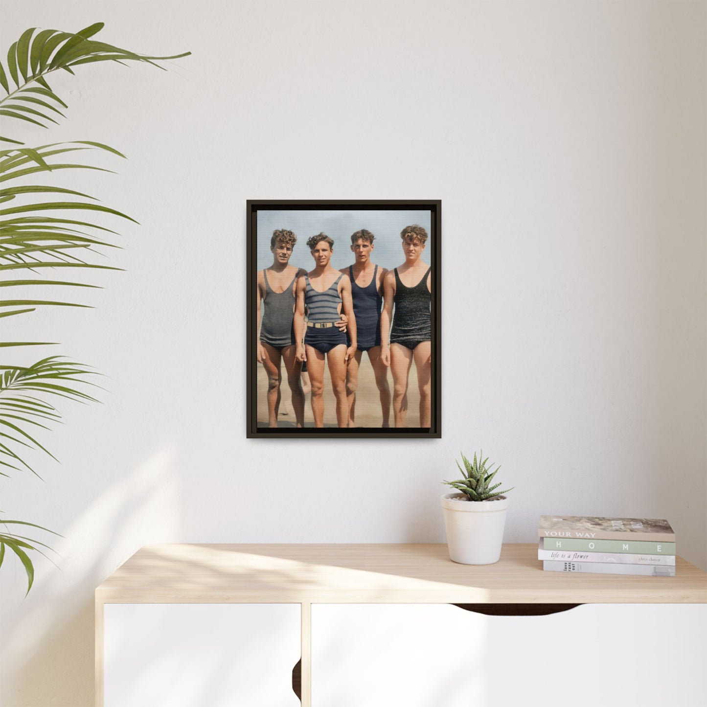 nager 018 | Framed Vintage Photo - Matte Canvas