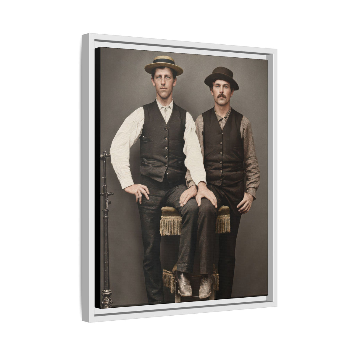 paire 163 | Framed Vintage Photo - Matte Canvas