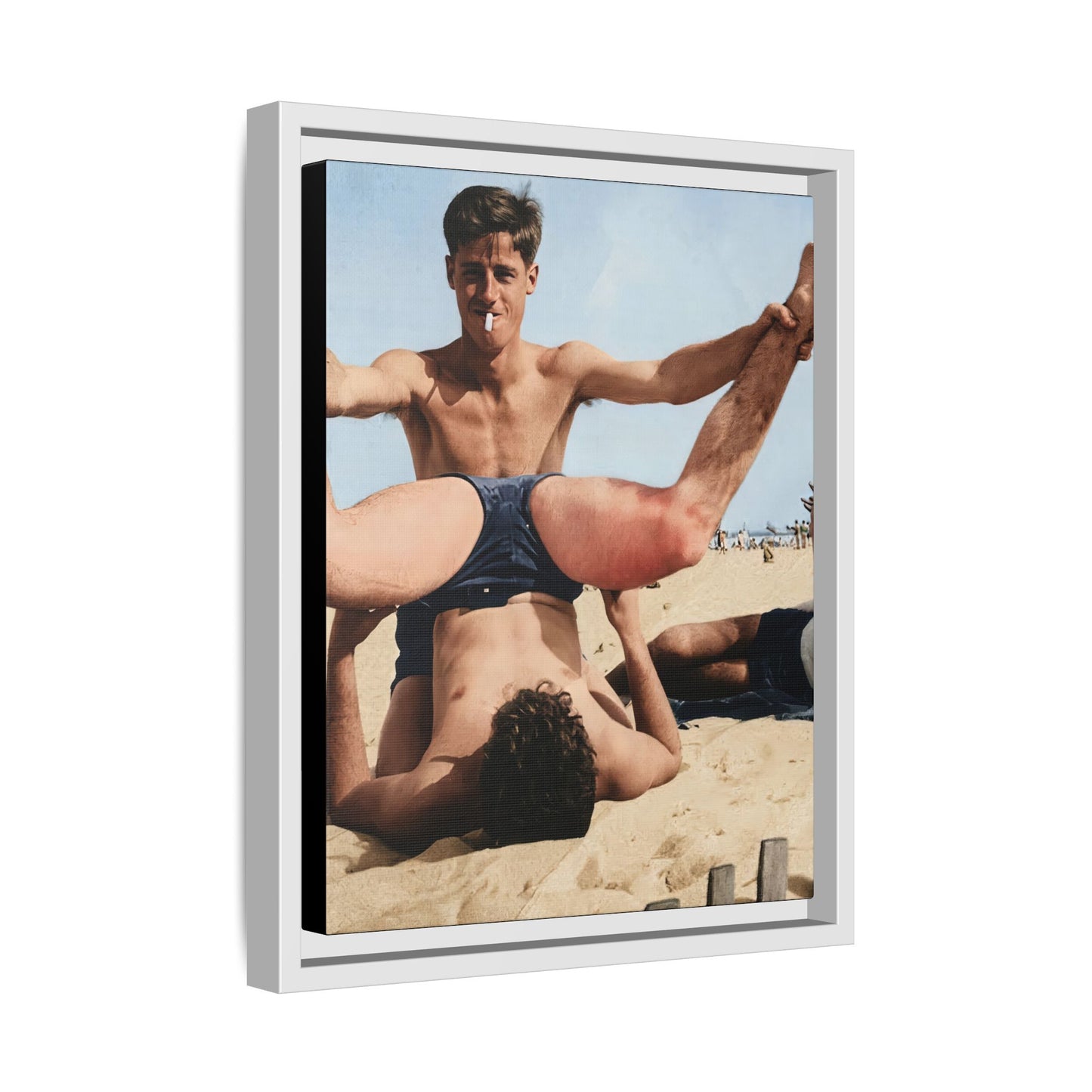 nager 004 | Framed Vintage Photo - Matte Canvas