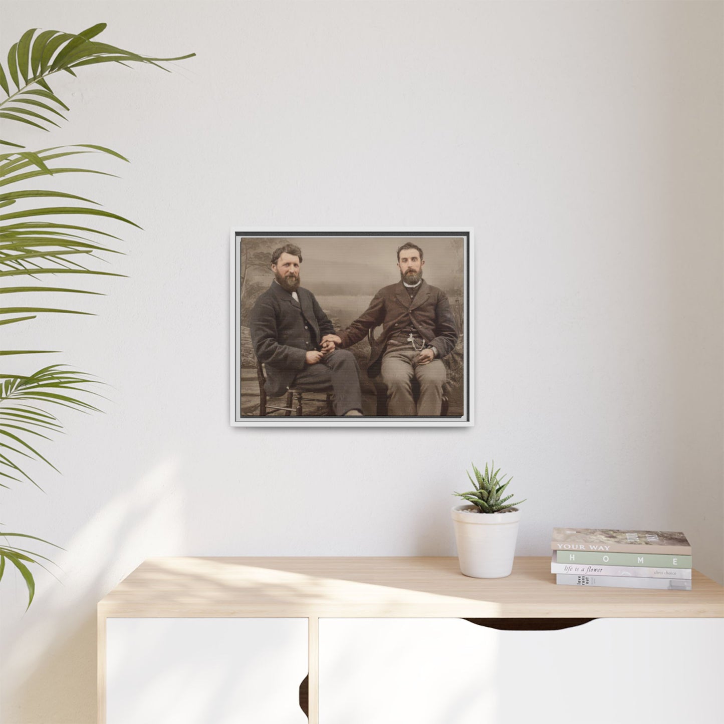 paire 110 | Framed Vintage Photo - Matte Canvas