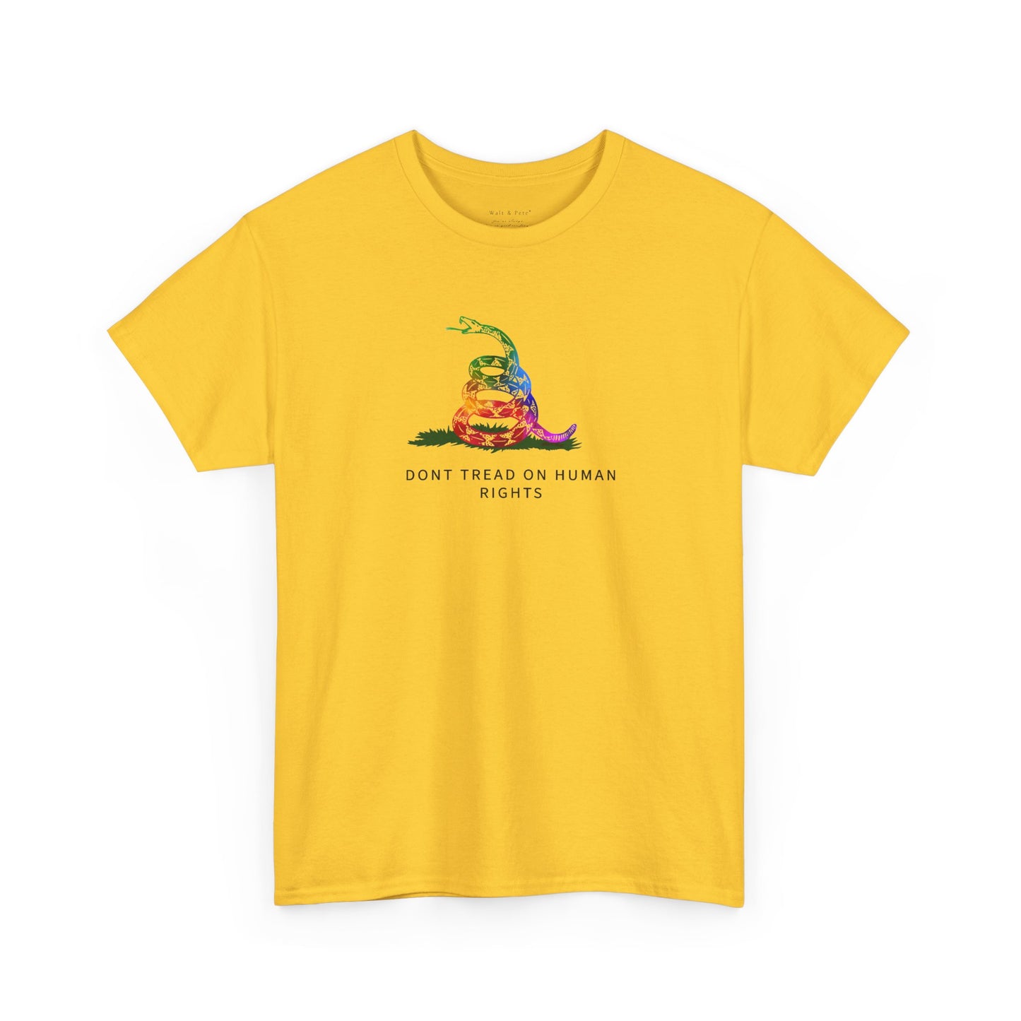 Don't Tread on Human Rights Graphic T-Shirt | Equality Activist Tee