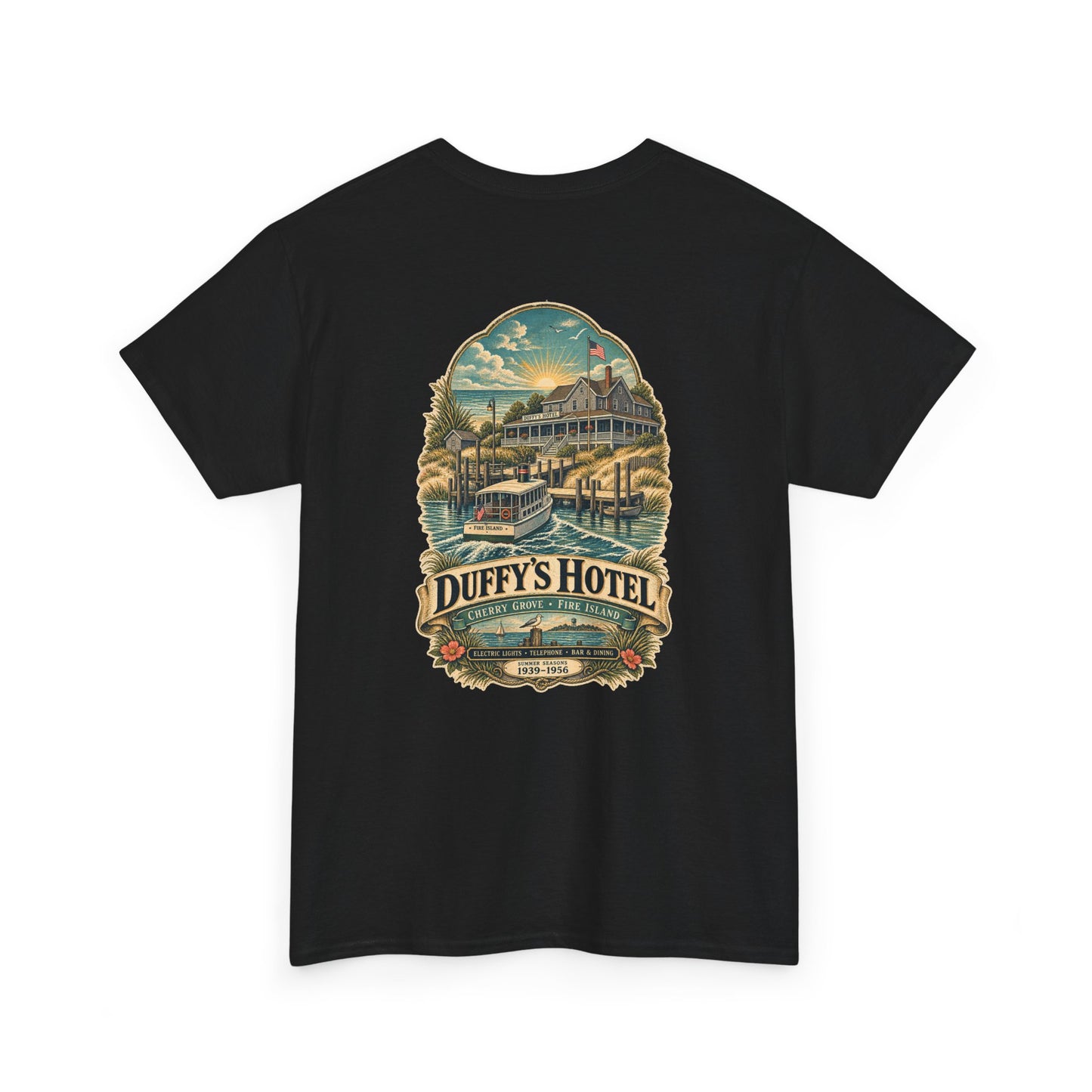 Duffy’s Hotel Cherry Grove Fire Island T-Shirt | Vintage LGBTQ+ History Tee