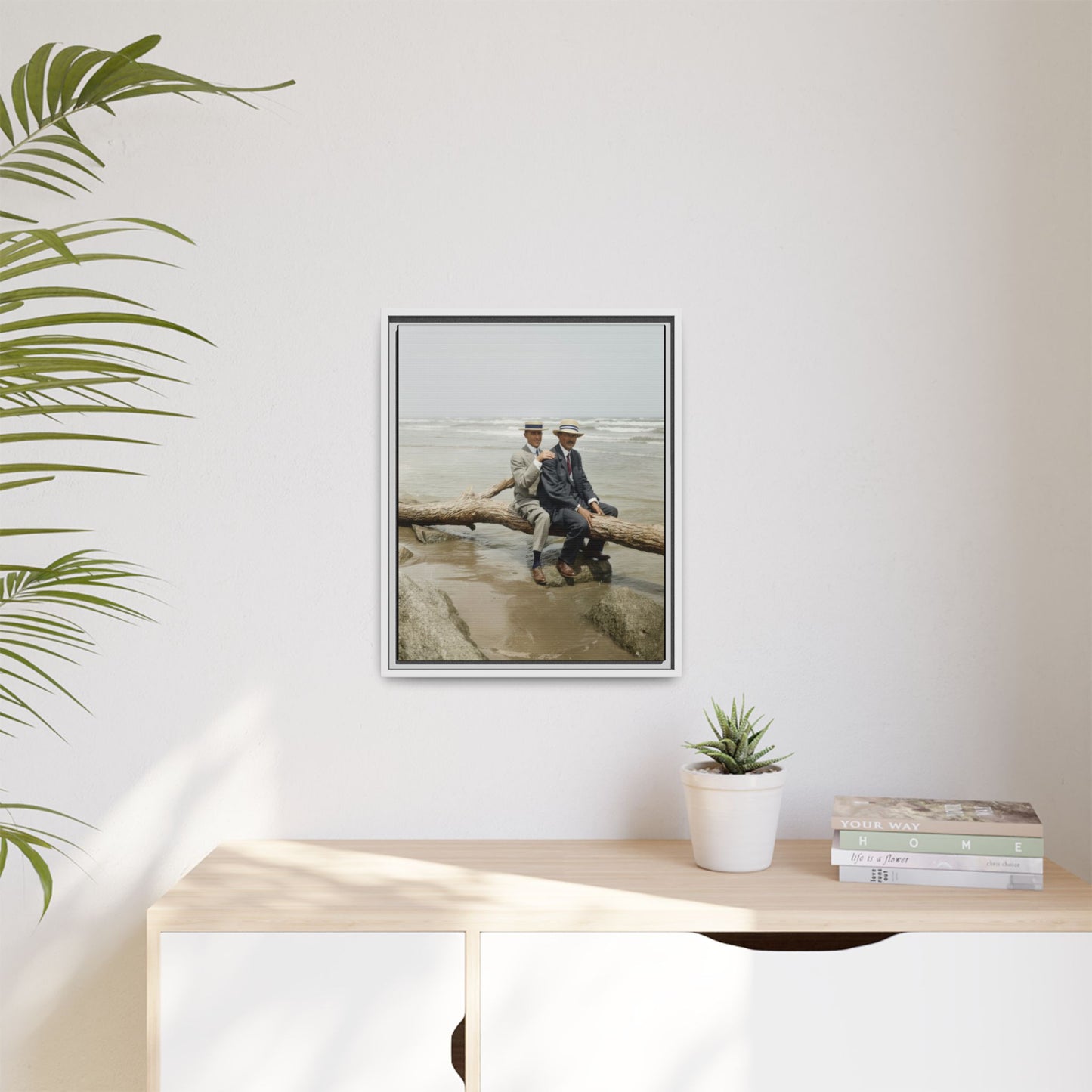 paire 031 | Framed Vintage Photo - Matte Canvas