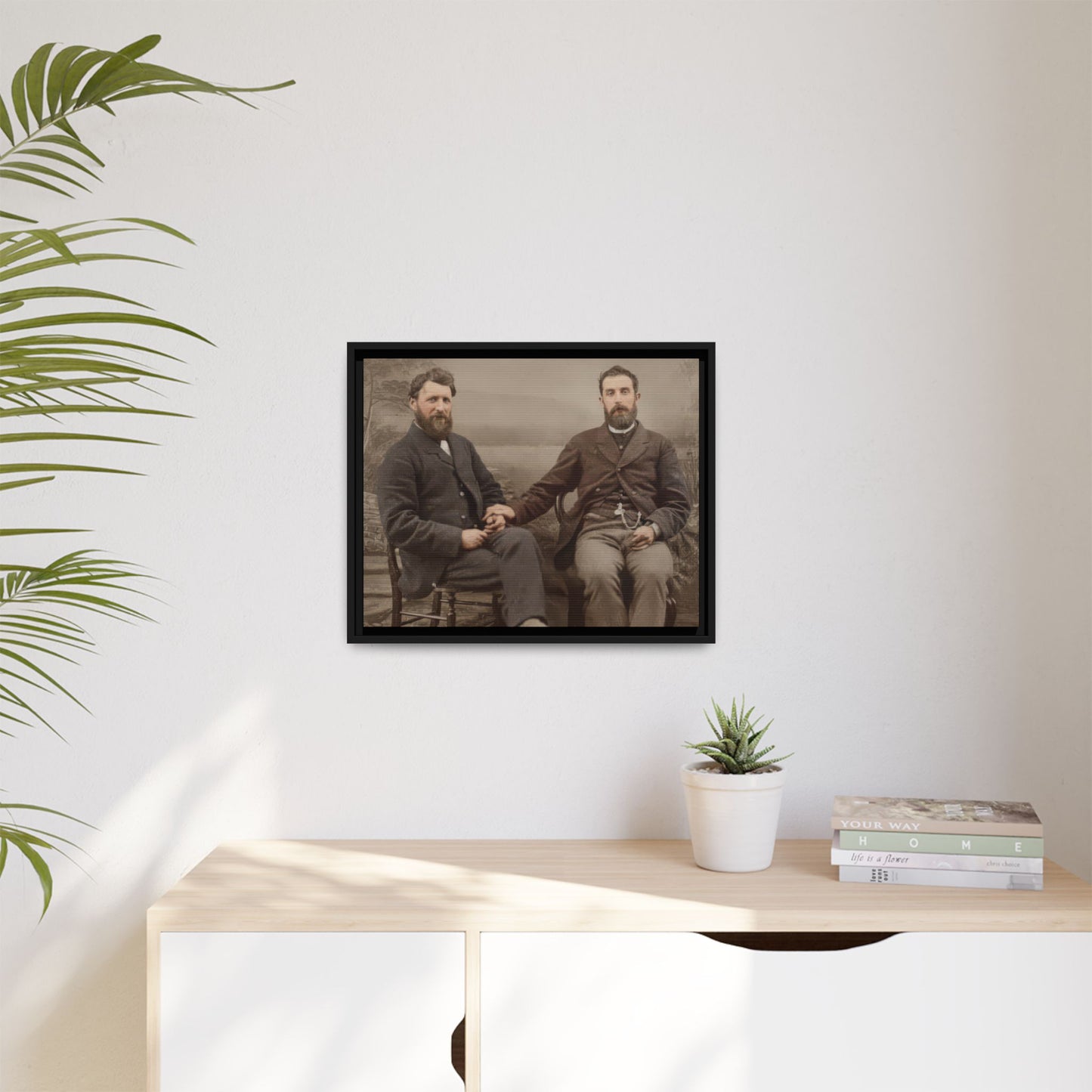paire 110 | Framed Vintage Photo - Matte Canvas