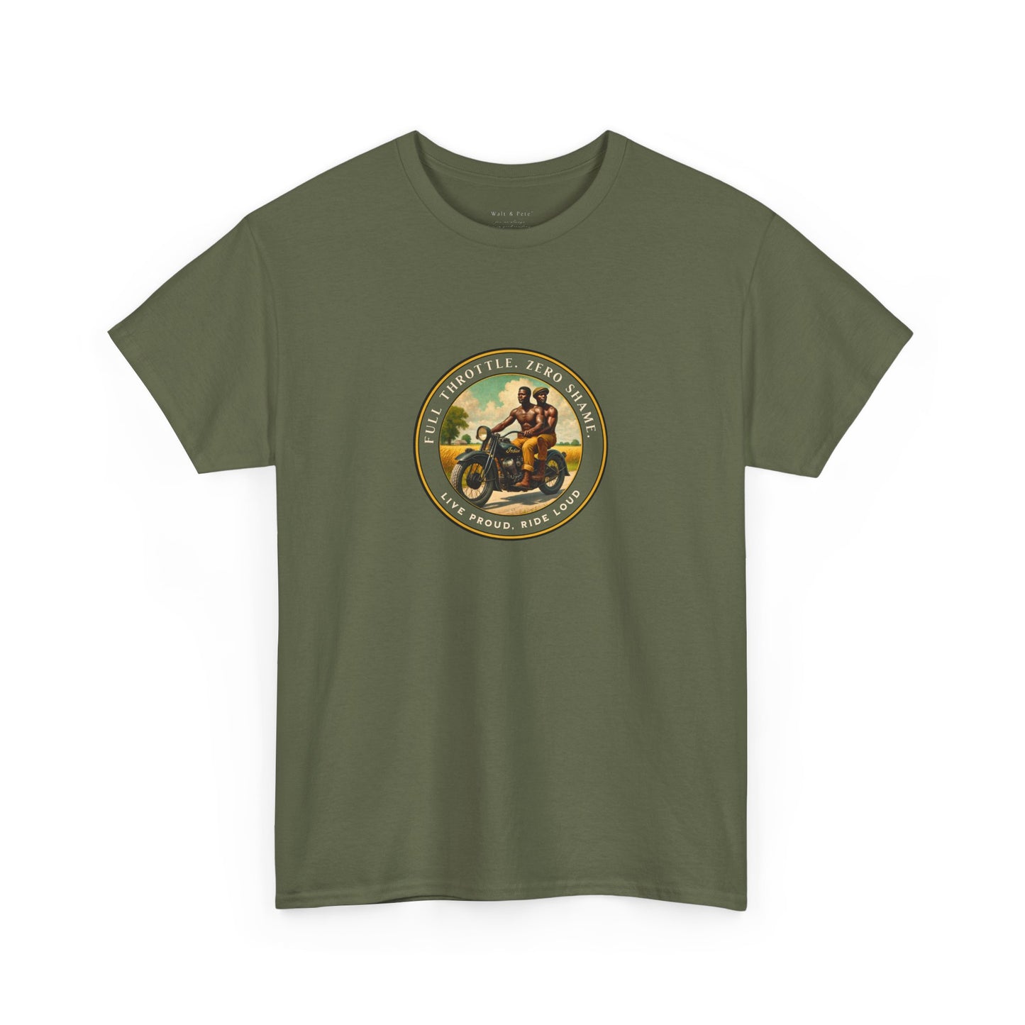 Long Ride Motorcycle Pride T-Shirt | Vintage Rider Graphic Tee | LGBTQ Biker Shirt