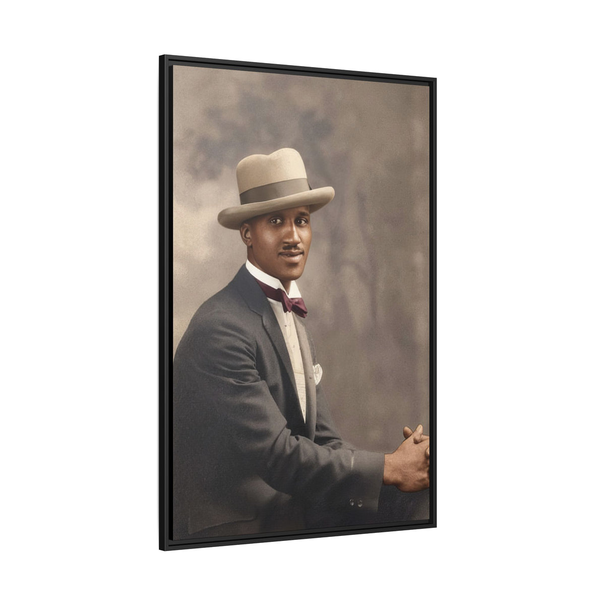 celibataire 004 | Framed Vintage Photo - Matte Canvas