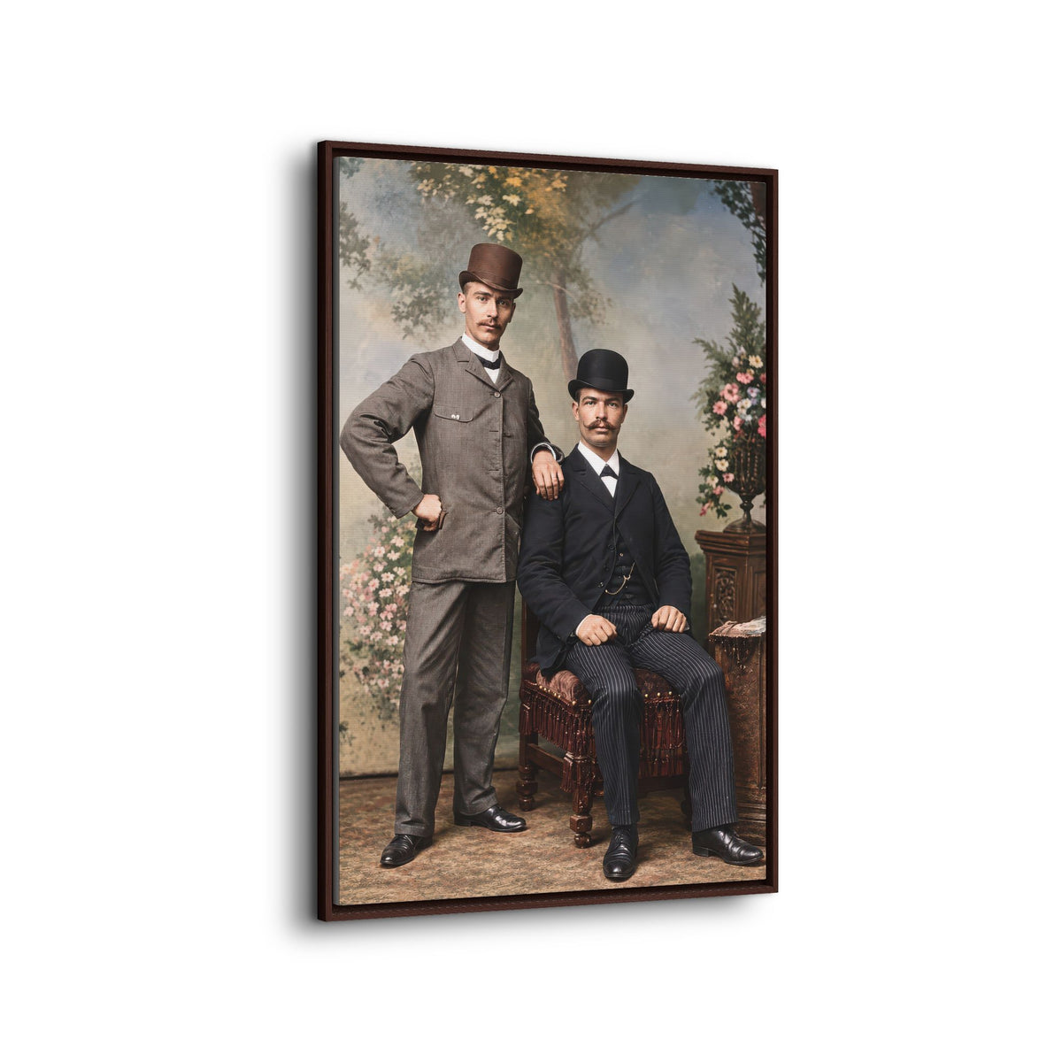 paire 068 | Framed Vintage Photo - Matte Canvas