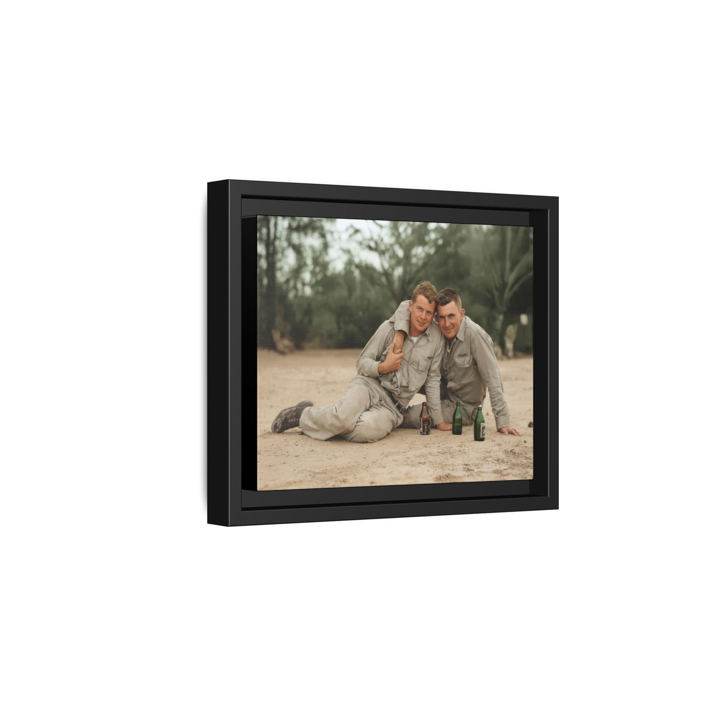 paire 138 | Framed Vintage Photo - Matte Canvas