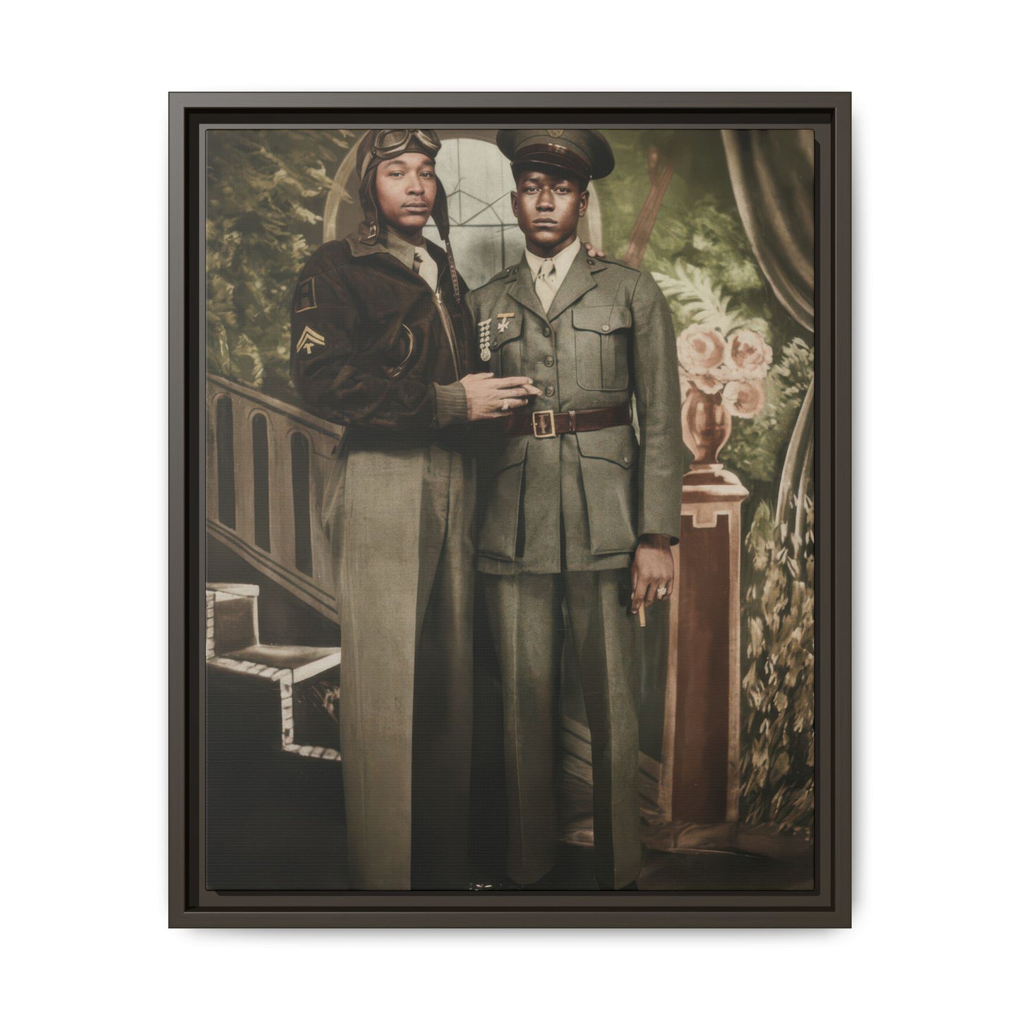 paire 120 | Framed Vintage Photo - Matte Canvas