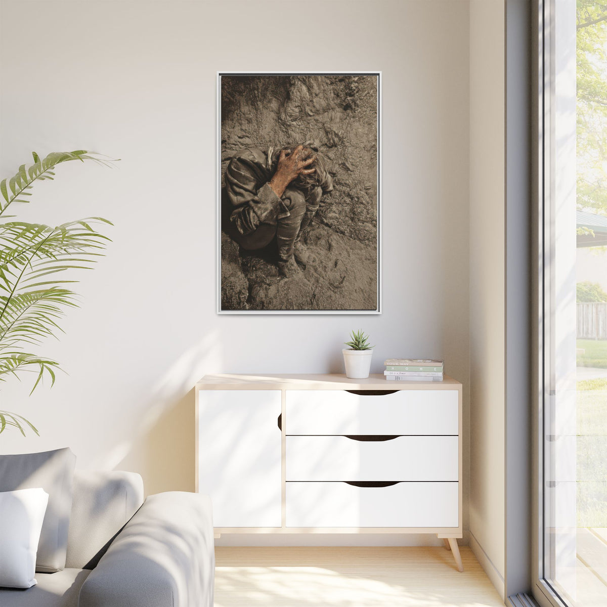 celibataire 040 | Framed Vintage Photo - Matte Canvas