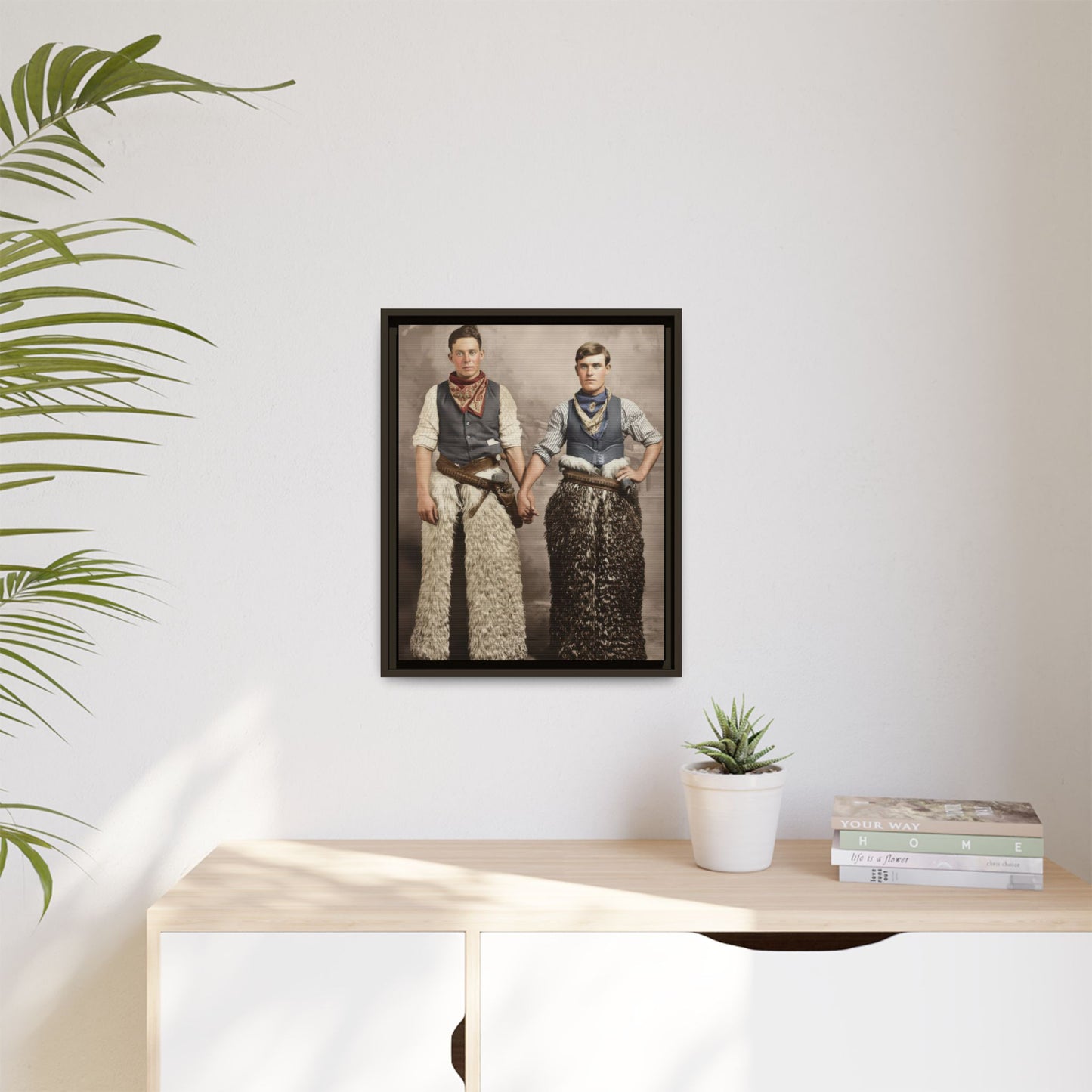 paire 126 | Framed Vintage Photo - Matte Canvas