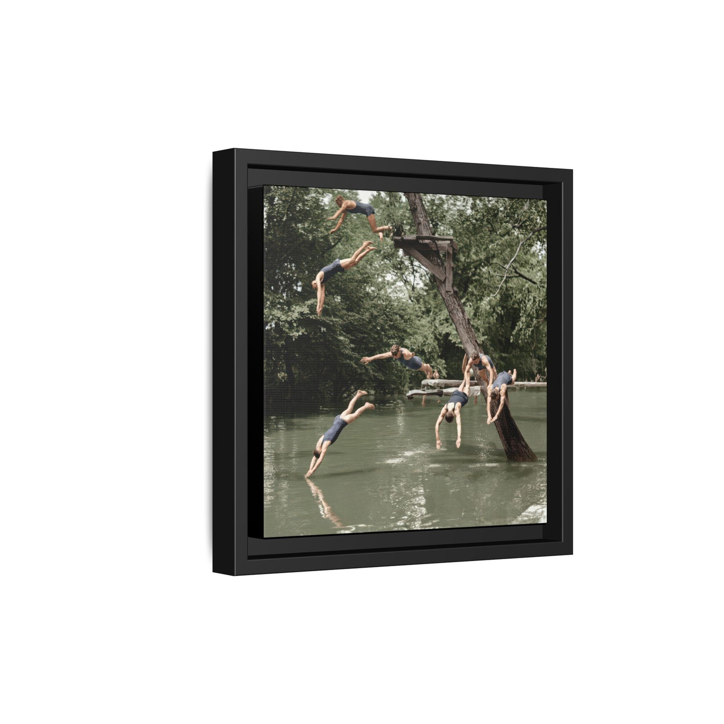 nager 005 | Framed Vintage Photo - Matte Canvas