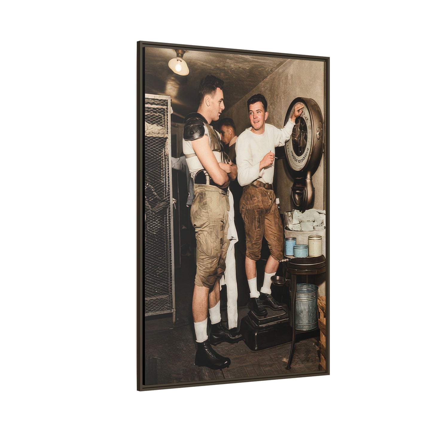 athlétisme 027 | Framed Vintage Photo - Matte Canvas