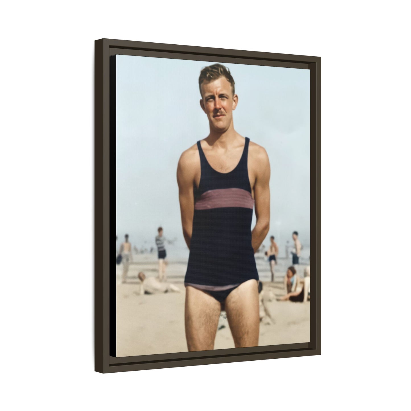 nager 023 | Framed Vintage Photo - Matte Canvas