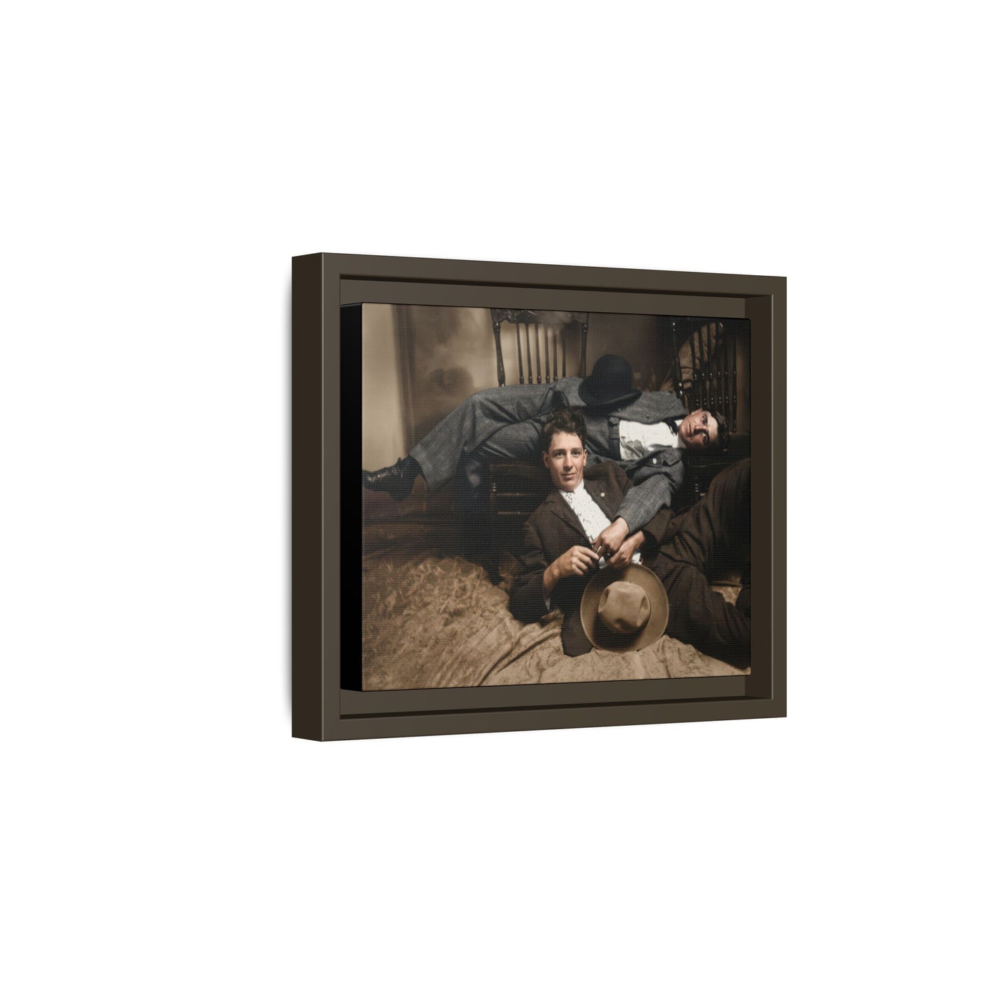 paire 020 | Framed Vintage Photo - Matte Canvas