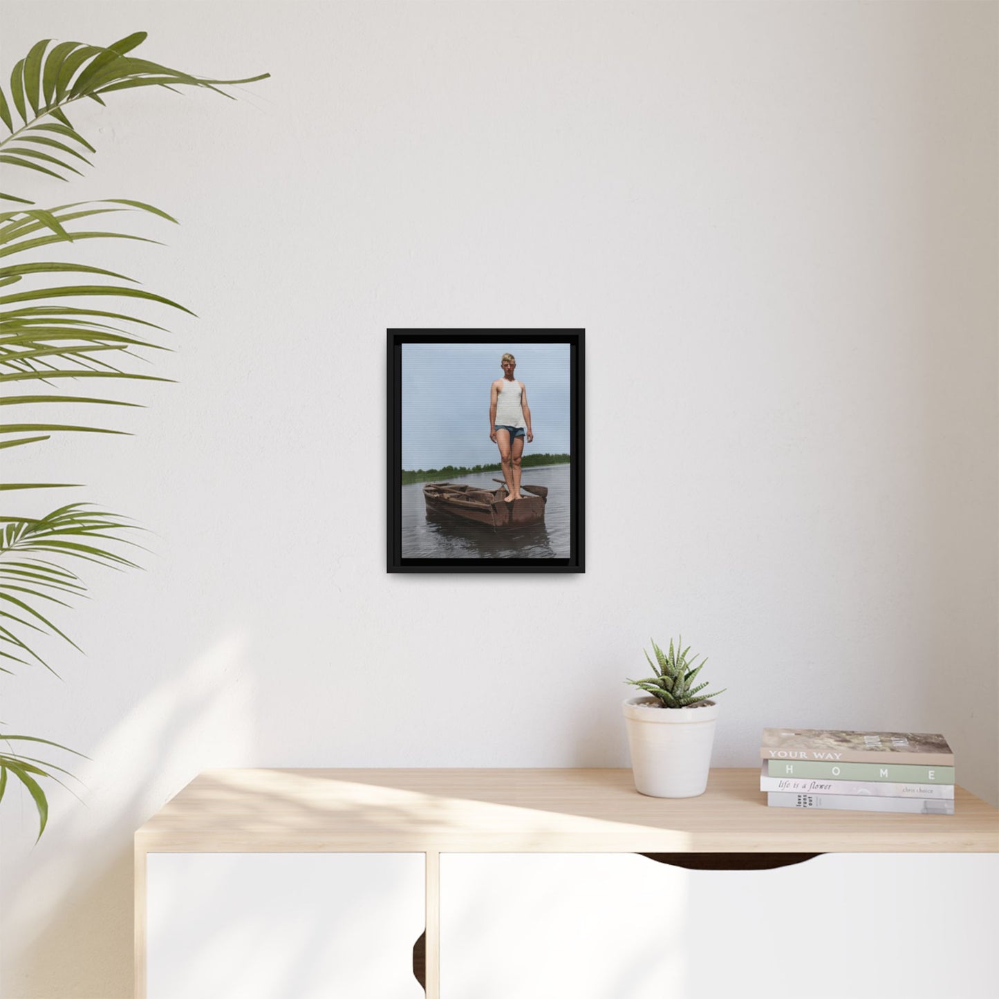 nager 025 | Framed Vintage Photo - Matte Canvas