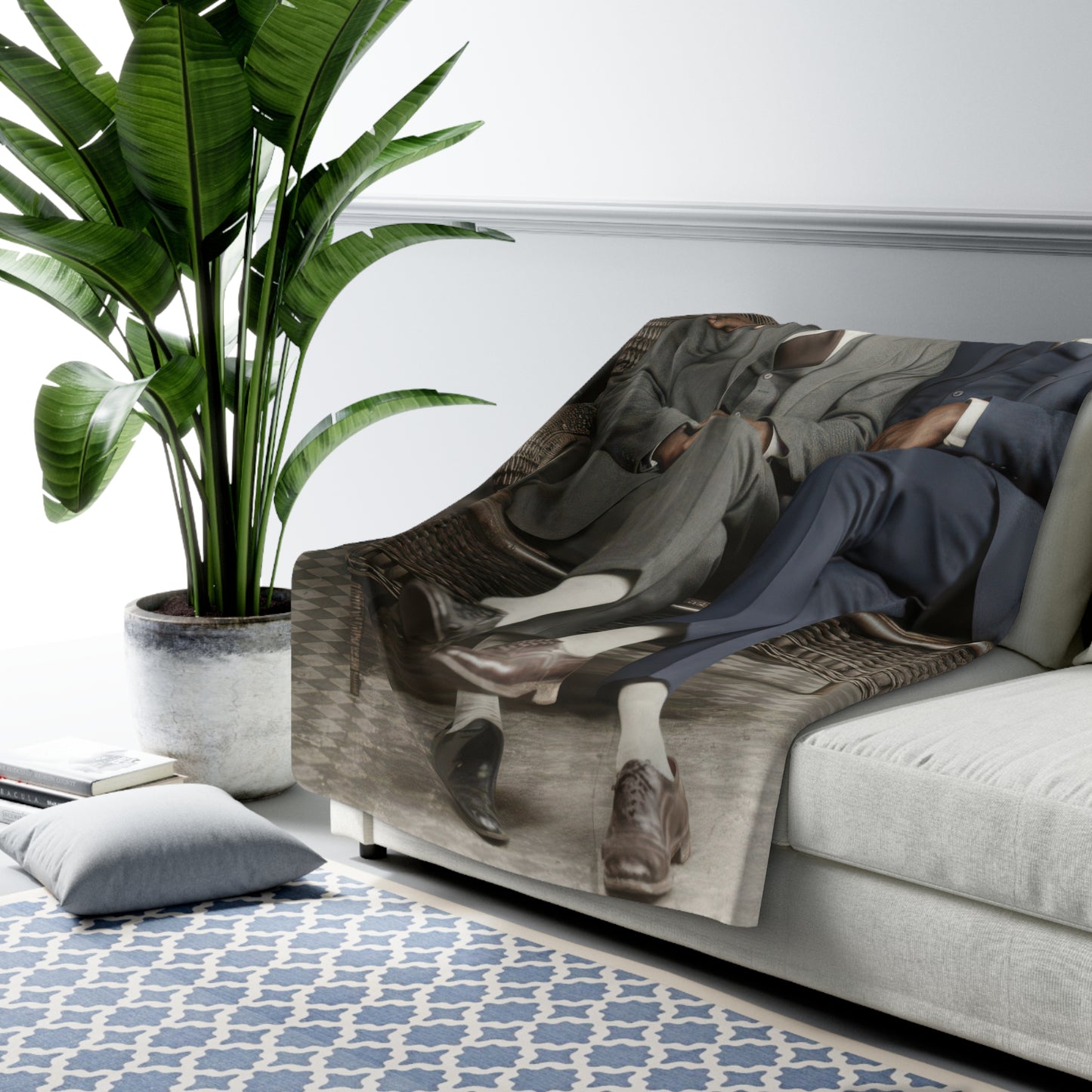 Heirloom Sherpa Blanket – paire 112 Premium fleece throw · 50x60, 60x80
