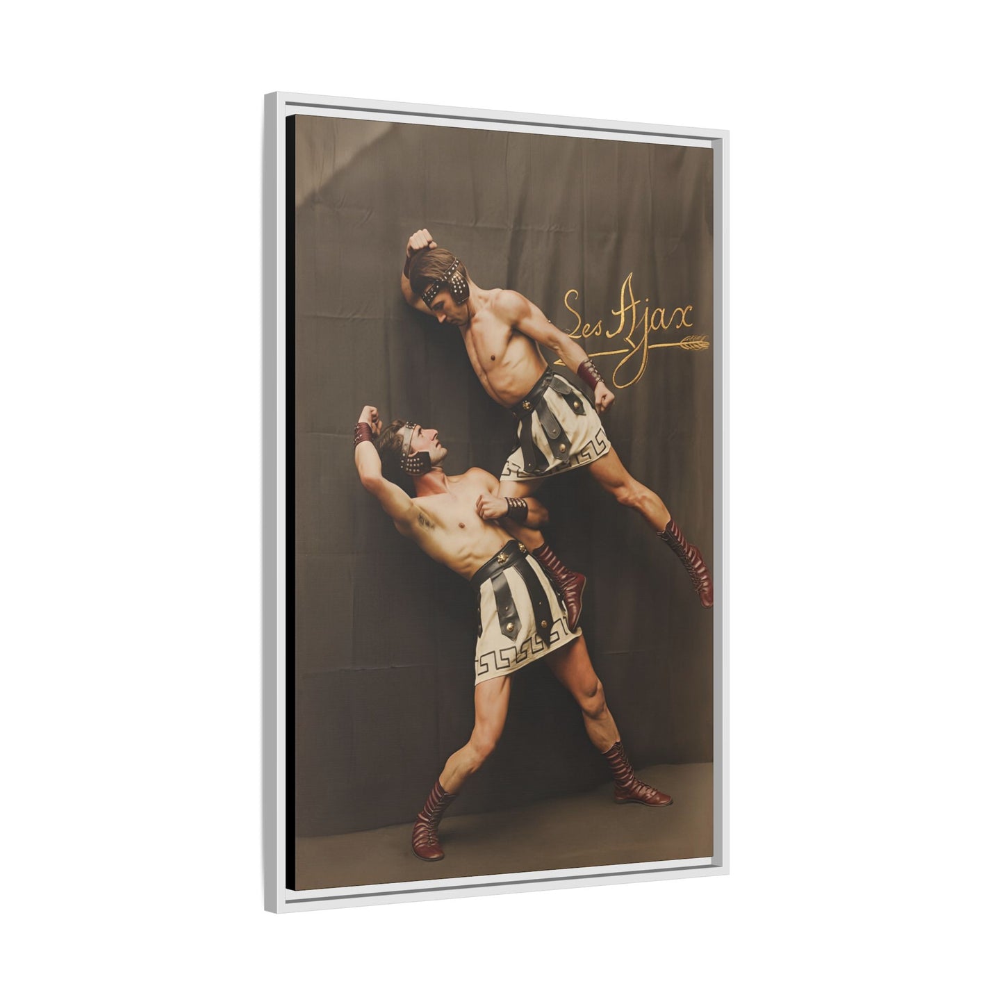 athlétisme 015 | Framed Vintage Photo - Matte Canvas