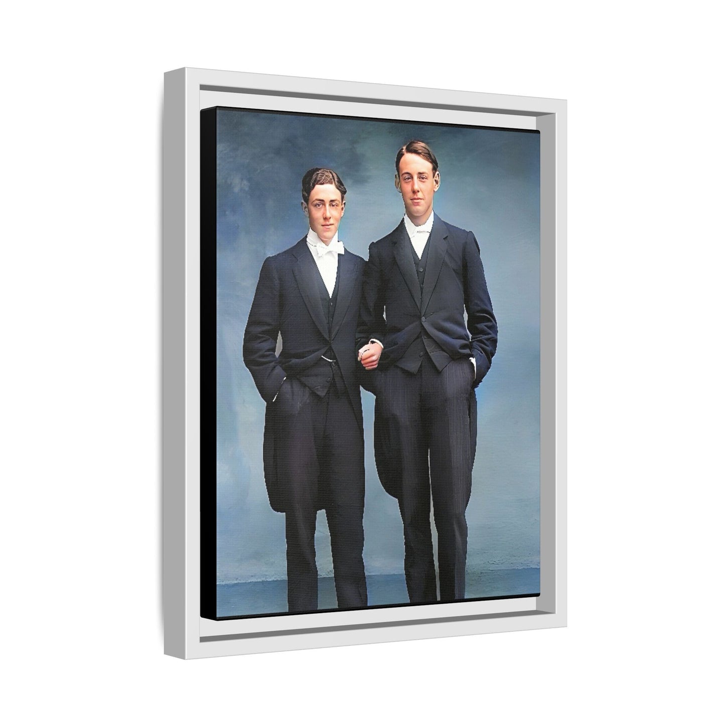 paire 062 | Framed Vintage Photo - Matte Canvas