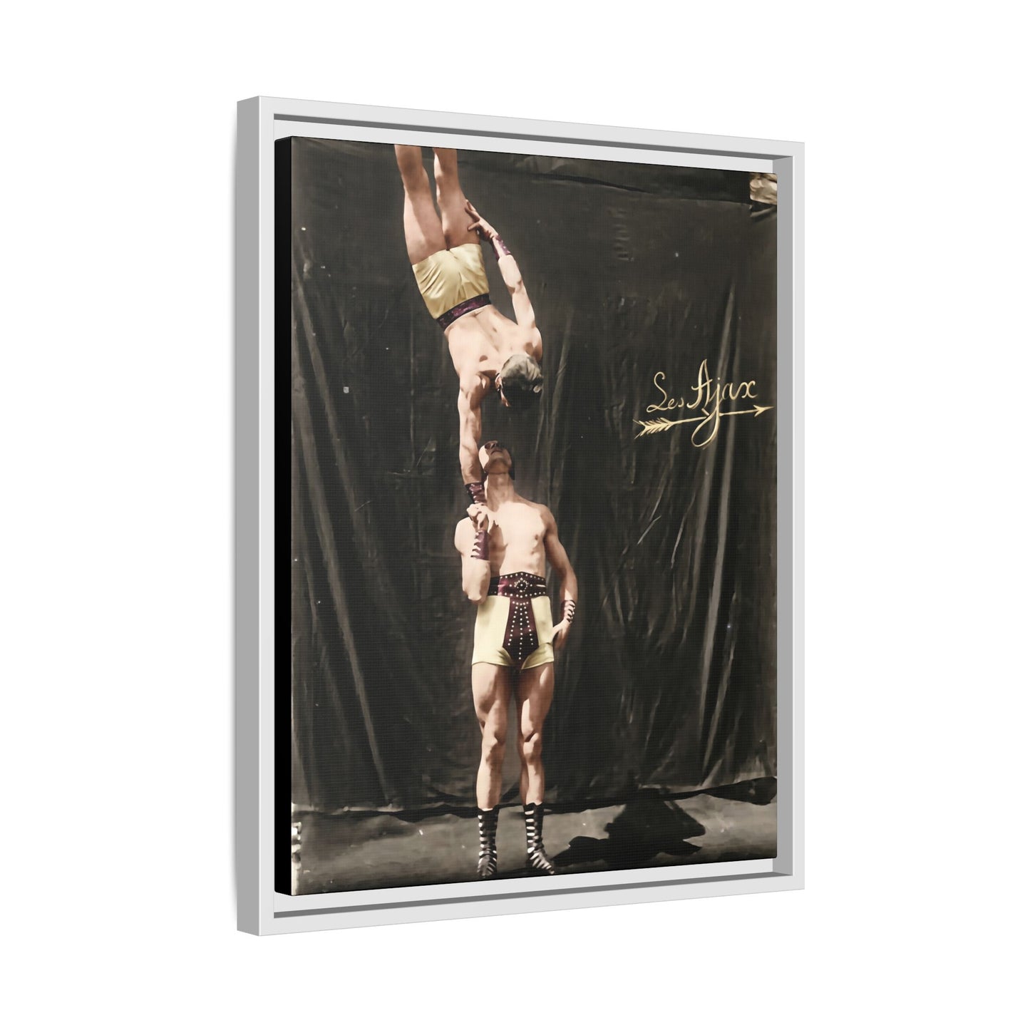 athlétisme 016 | Framed Vintage Photo - Matte Canvas