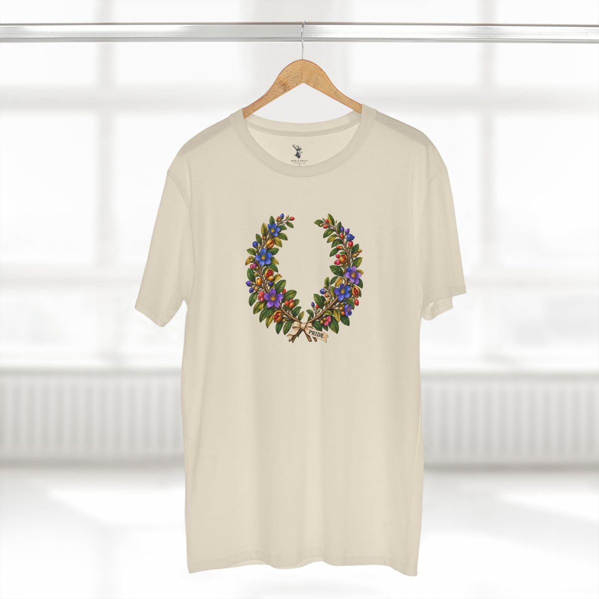 Jamaican Lignum Vitae Pride T-Shirt | LGBTQ+ Laurel Wreath Tee
