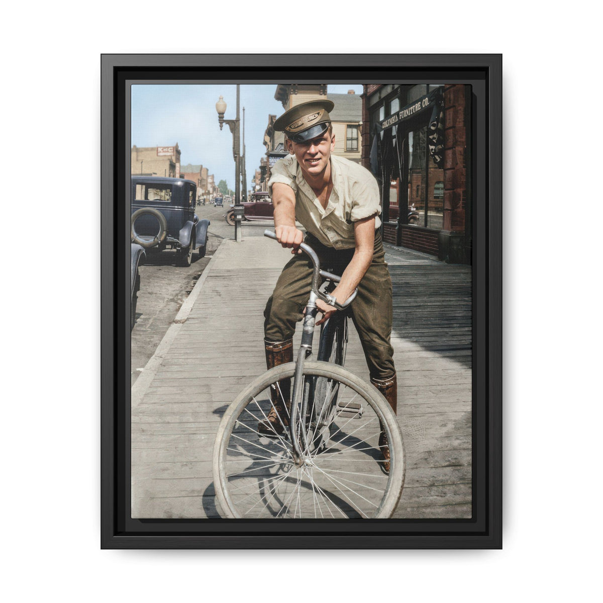 celibataire 007 | Framed Vintage Photo - Matte Canvas