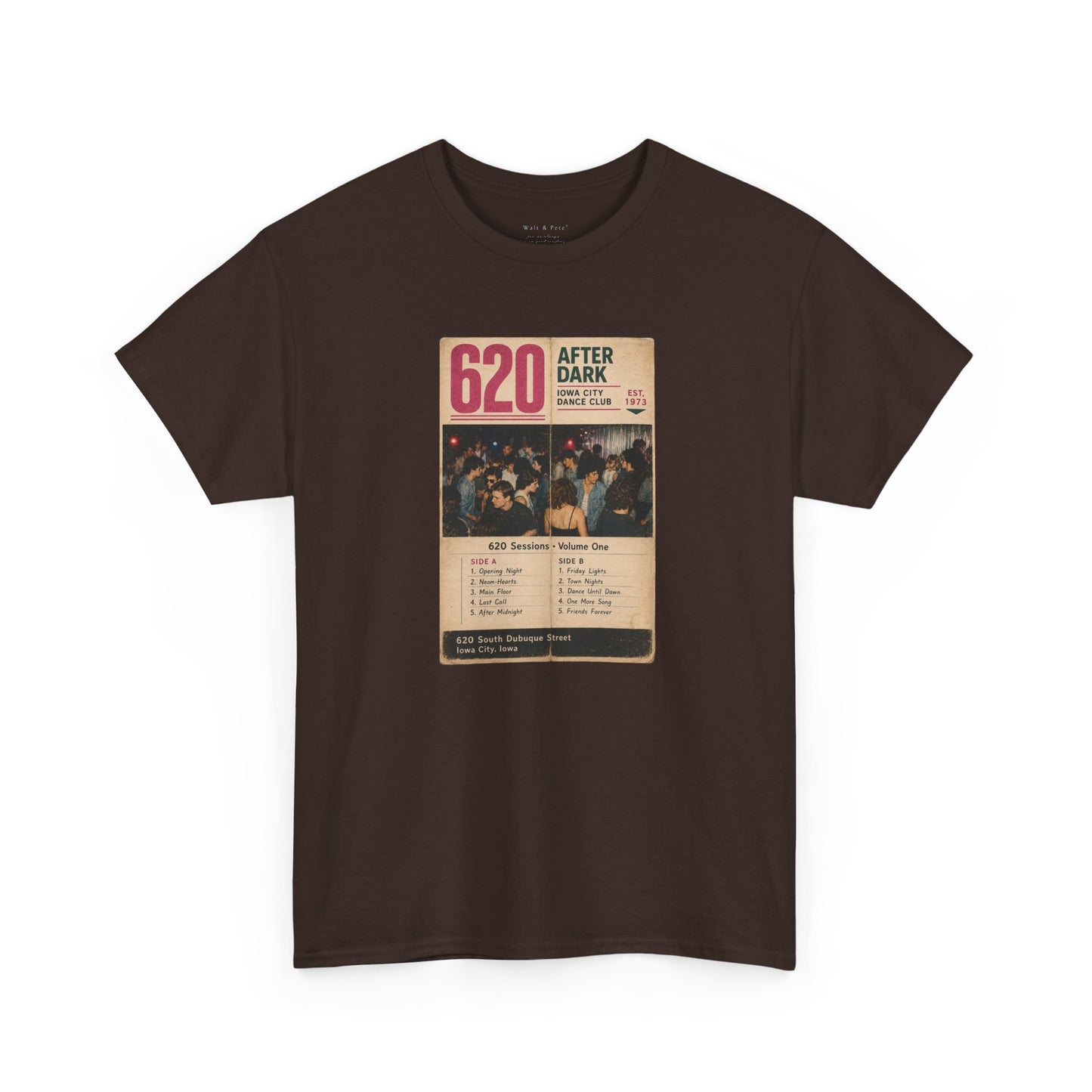 620 Sessions • Volume One | 620 After Dark – Iowa City Dance Club | Historic LGBTQ Bar T-Shirt