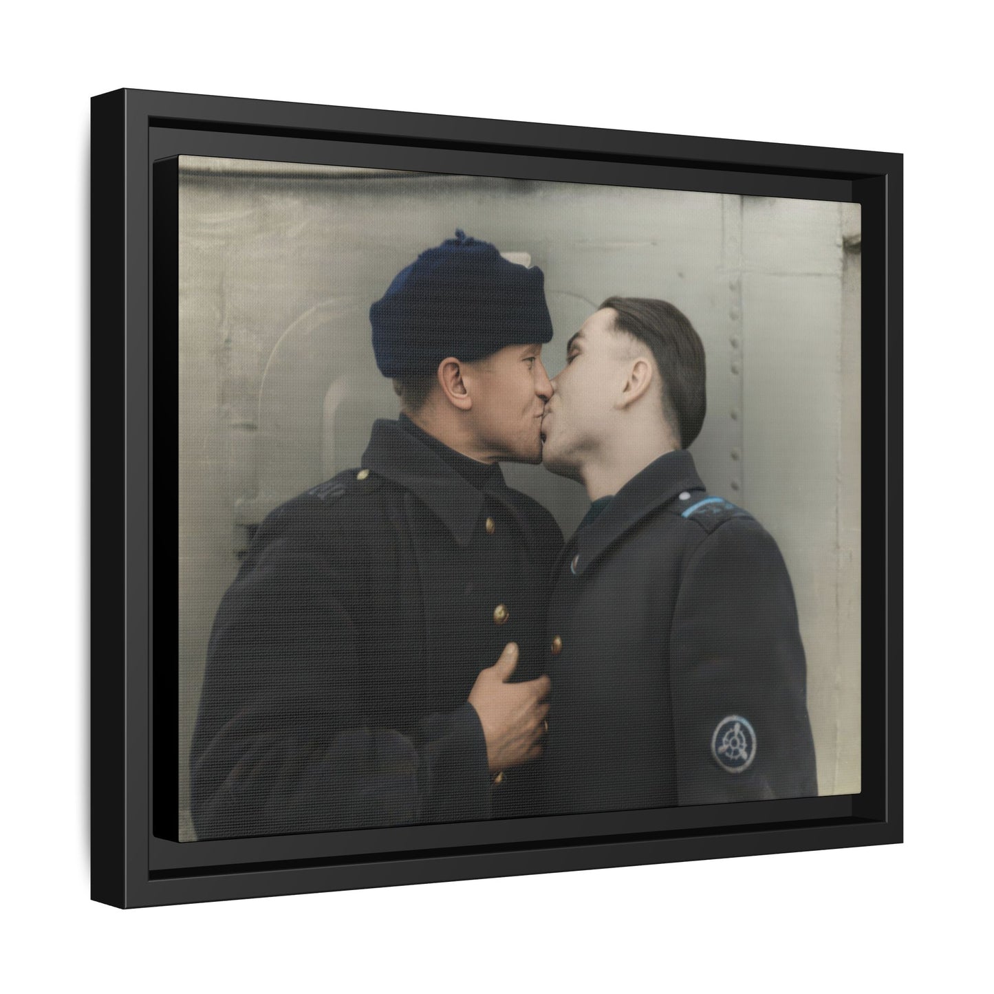 paire 004 | Framed Vintage Photo - Matte Canvas