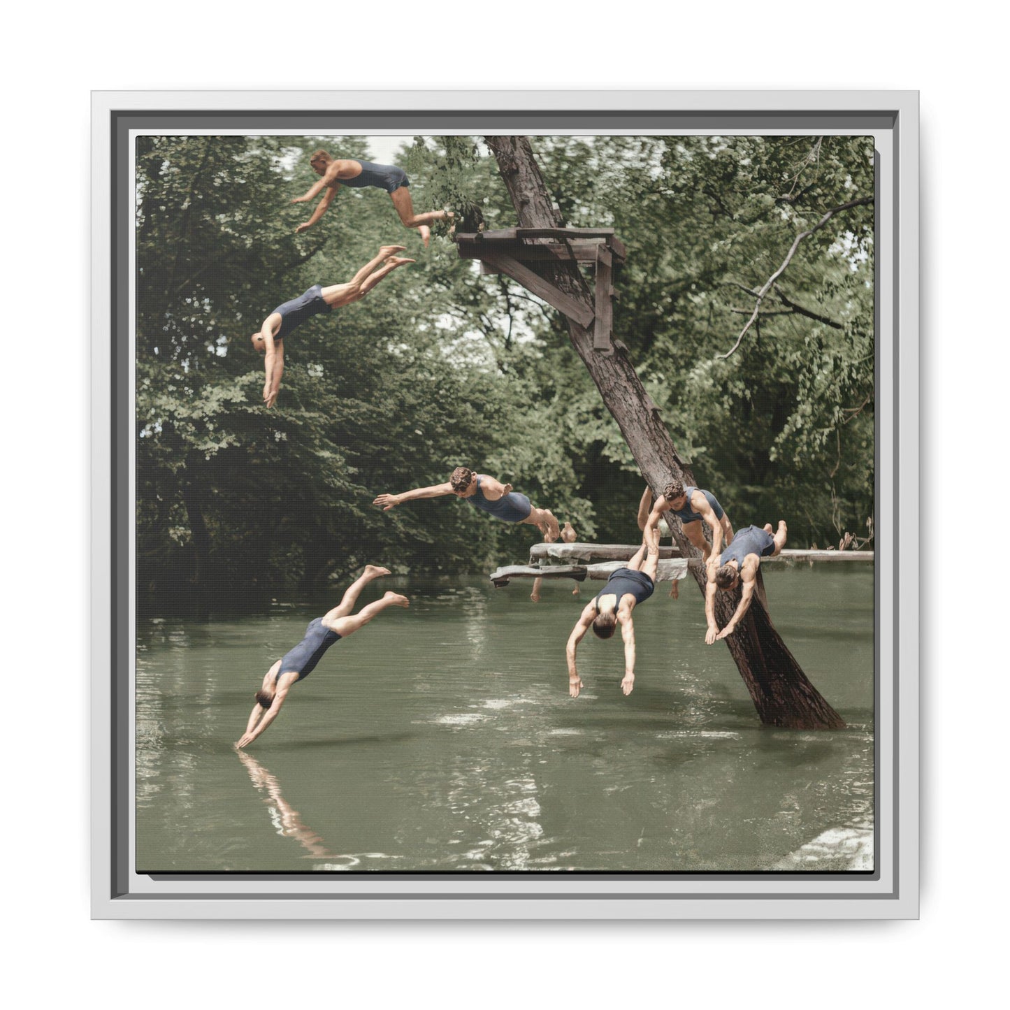 nager 005 | Framed Vintage Photo - Matte Canvas