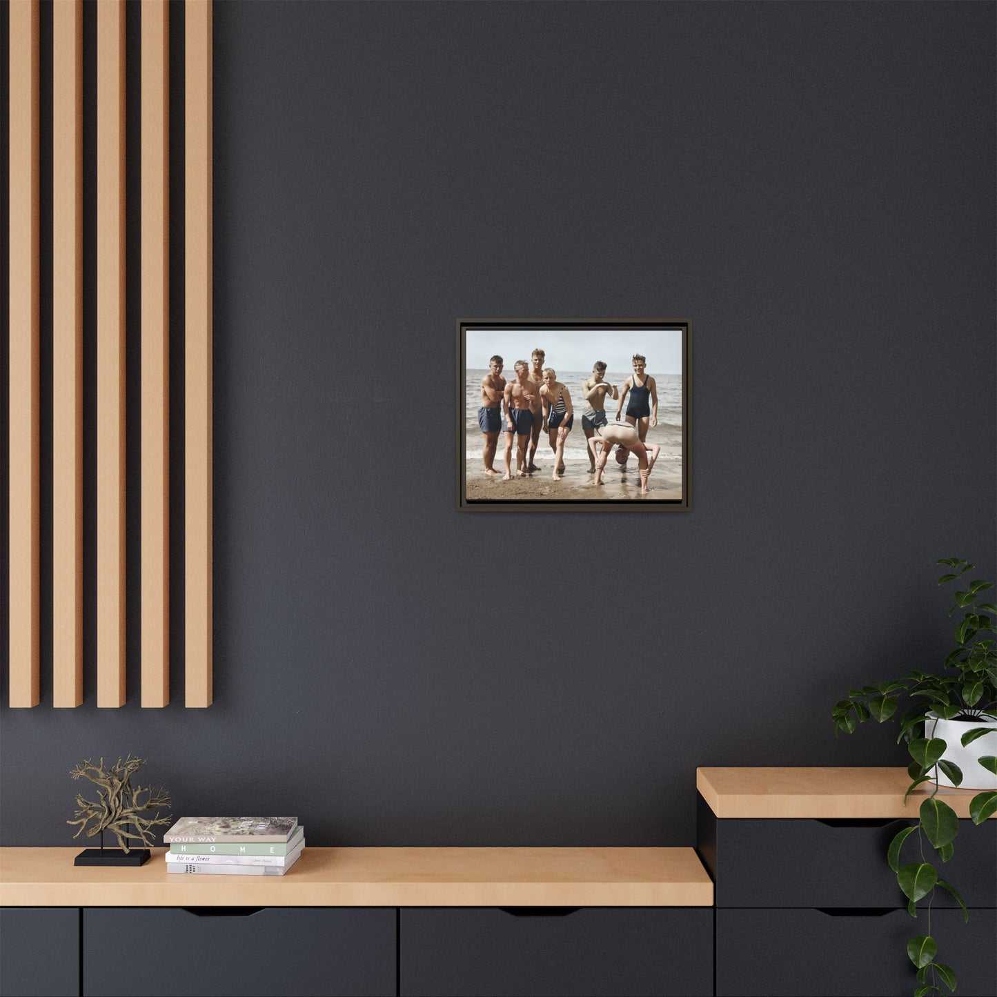 nager 045 | Framed Vintage Photo - Matte Canvas