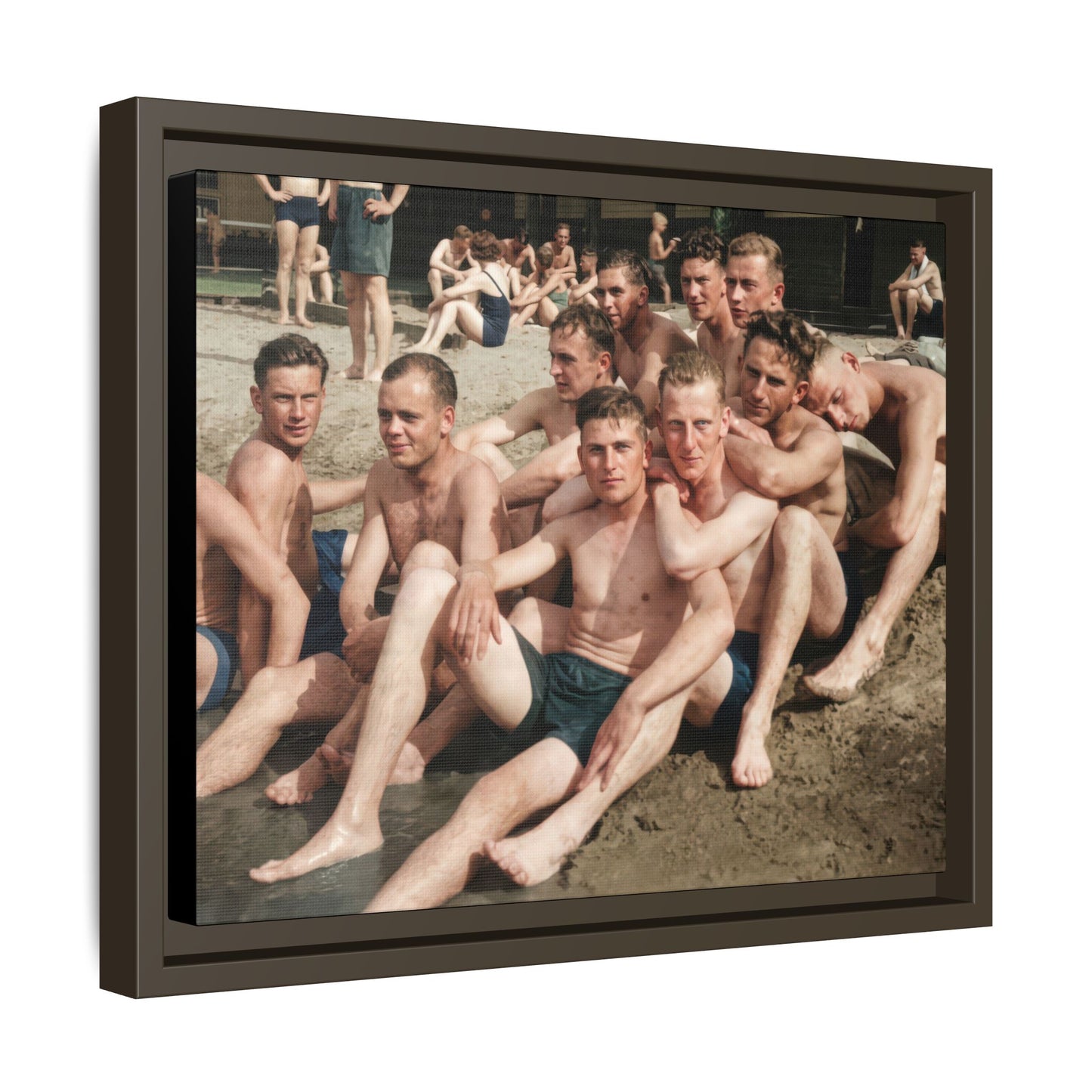 nager 012 | Framed Vintage Photo - Matte Canvas