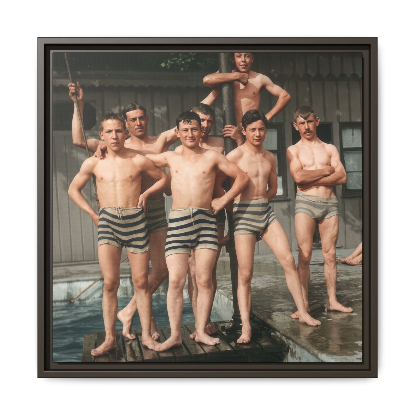 nager 010 | Framed Vintage Photo - Matte Canvas