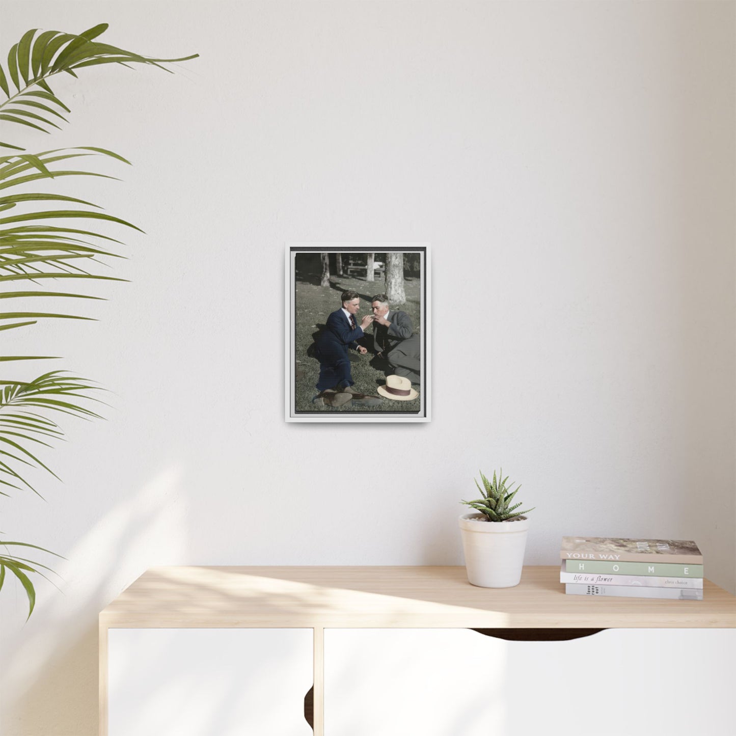 paire 072 | Framed Vintage Photo - Matte Canvas